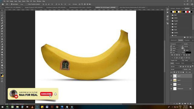 HOW TO CREATE BANANA HOUSE MANIPULATION | PHOTOSHOP TUTORIAL смотреть онлайн