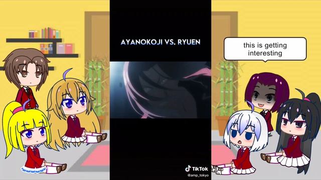 Cote React To Ayanokoji Vs Ryuen (ep 12) Ayanokoji X Kei