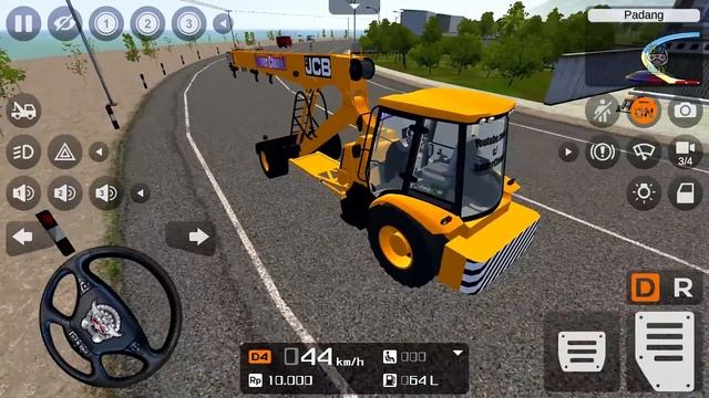 JCB Liftall Crane Driving - Bus Simulator Indonesia - Android Gameplay смотреть онлайн