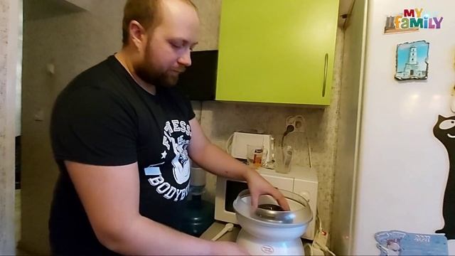 Как сделать сладкую вату дома/Убираем Новогоднюю ёлку и украшения/Аппарат для сладкой ваты/моя семь смотреть онлайн