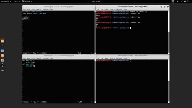 Python 3 import module, package tutorial in Linux смотреть онлайн