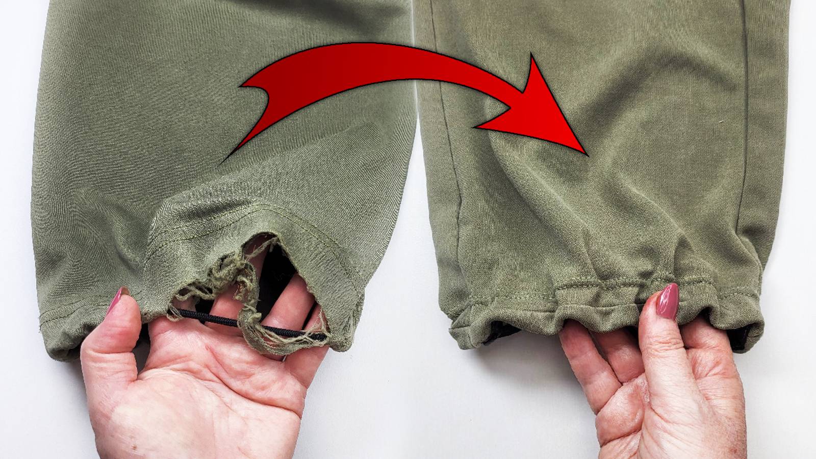 Хитрый способ: как просто и аккуратно починить брюки (ведь брюки хорошие, а низ сильно истрепался) смотреть онлайн