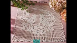 Филейное вязание крючком. Подборка № 60 [Вязание. 1000 и 1 узор]