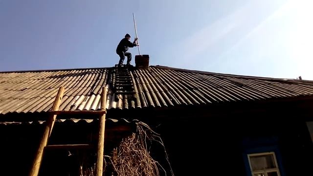 чистка трубы от сажи и всякой срани смотреть онлайн