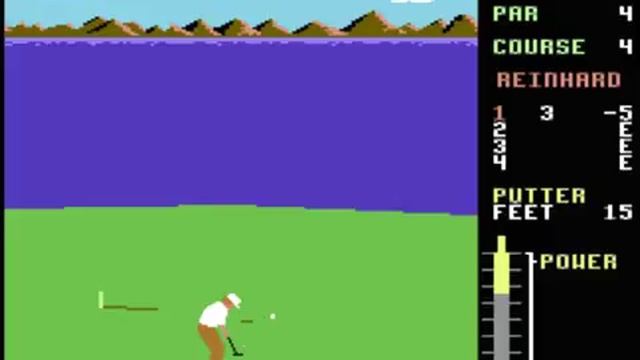 Commodore 64 Longplay - Leader Board Golf смотреть онлайн