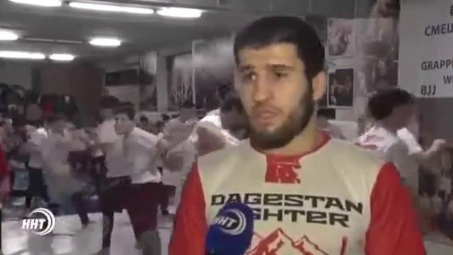 В г. Избербаш в Б/к Боец прошёл семинар Бойца лиги ACB Устармагомеда Гаджидаудова. смотреть онлайн