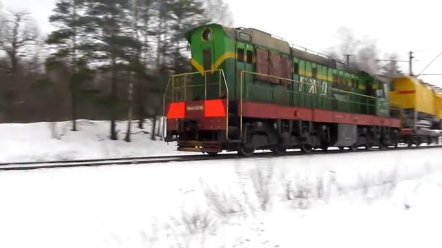 ГЖД Снегоочиститель СМ-2М+ЧМЭ3-5035 смотреть онлайн