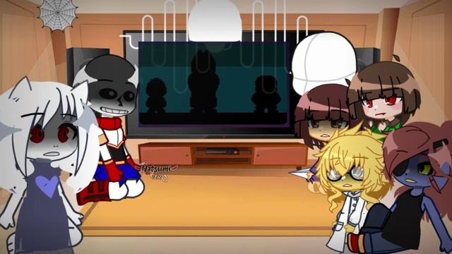 Undertale react to depressed sans l| !Full vid! |l смотреть онлайн