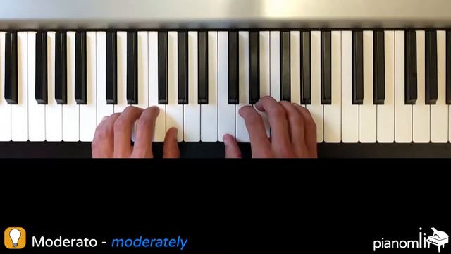 Andante, Moderato, Allegro - Learn Piano with Pianomii смотреть онлайн