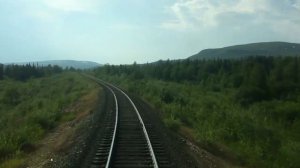 HQ Полярный урал, Воркута - Лабытнанги, Ямал из кабины тепловоза