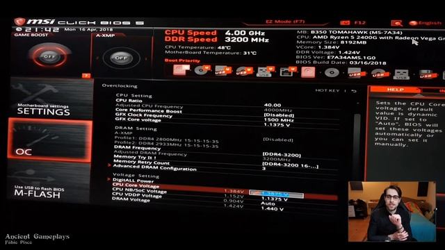 How to Overclock Ryzen 5 2400G (Extreme Mode) | 4.0Ghz + 3200Mhz RAM | MSI B350 Tomahawk смотреть онлайн