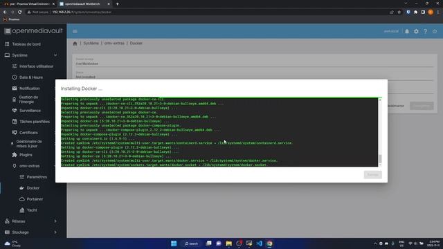 On installe Docker et docker-compose sur OpenMediaVault смотреть онлайн
