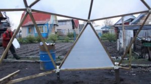 Купольный парник без опыта, своими руками