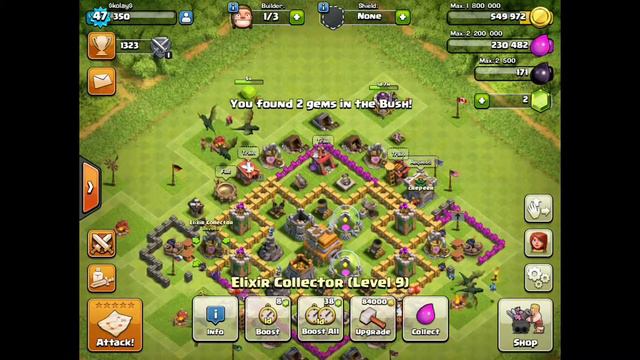 Как проверить сборщик золото и заборчик эликсира|clash of clans смотреть онлайн