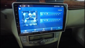 Установка магнитолы Android 9"+ камера на автомобиль Toyota Avensis (2 поколение)!