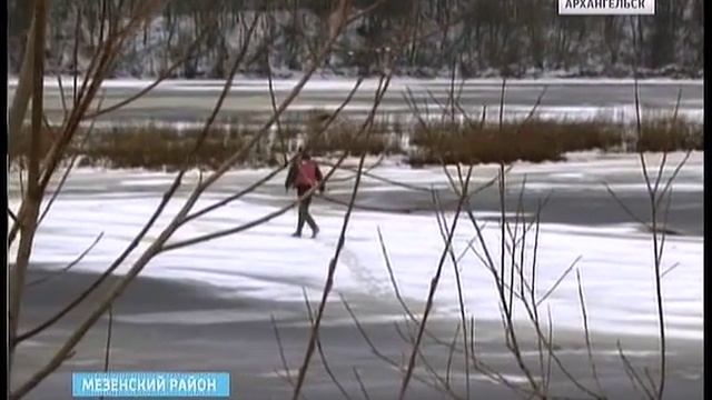В Унской губе Белого моря под лёд провалился снегоход смотреть онлайн
