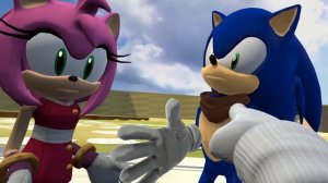 Movie Sonic Meets Boom Sonic and Boom Amy In VRCHAT!!