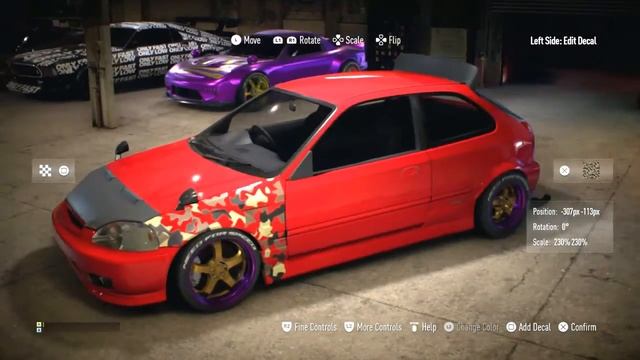 HONDA CIVIC full upgrade - CUSTOMIZATION - DONUTS - MANUAL TOP SPEED - NFS 2015 смотреть онлайн