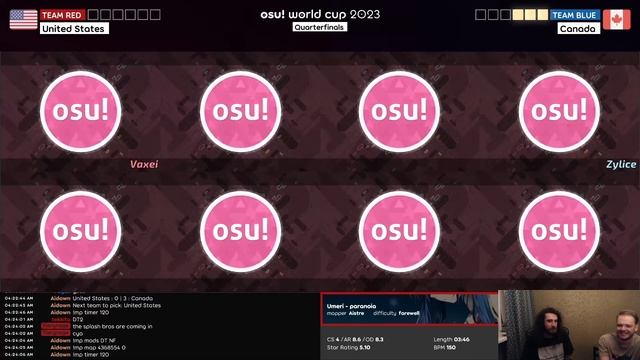 Talala и follon смотрят игру США VS Канада OWC 2023. QF. смотреть онлайн