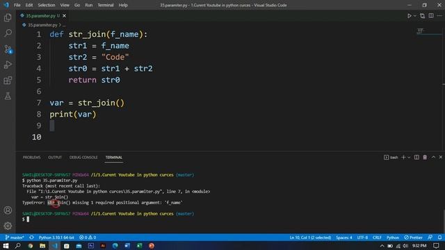parameter of python function #35 смотреть онлайн