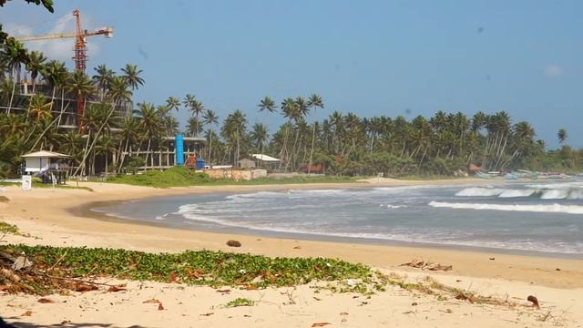 Пляж Шри-Ланки, beaches of Sri-Lanka. Шум ветра и волны смотреть онлайн