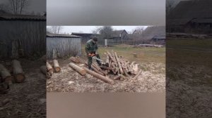 Мастер класс по рубке дров