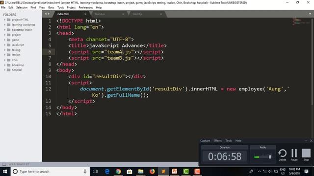 javaScript Advance Lesson 56 Name Space In javaScript смотреть онлайн