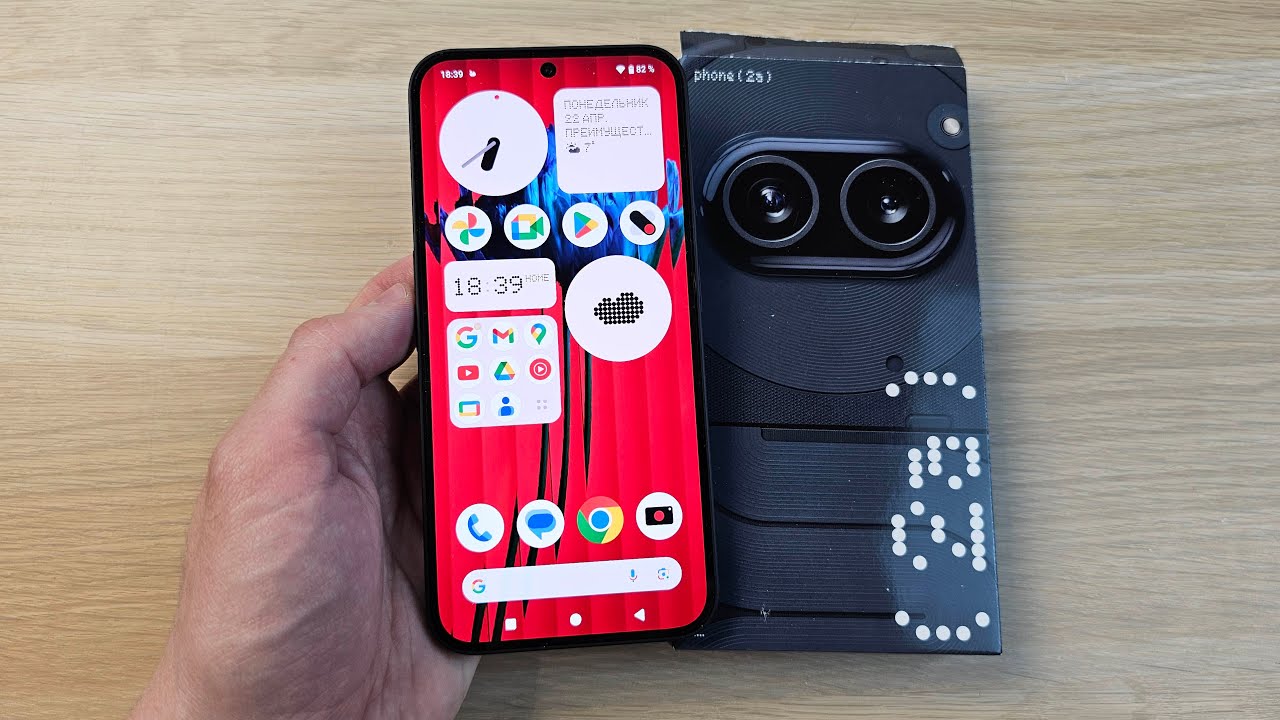 Стиль и грация Nothing Phone (2a) смотреть онлайн