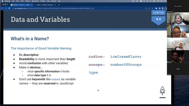 Unit 1 Class 1 Lecture — Chapter 4 (Data & Variables) смотреть онлайн