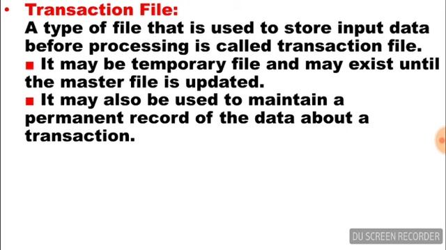 What is Backup File, Master File & Transaction File || DBMS || Lecture In Urdu/Hindi смотреть онлайн