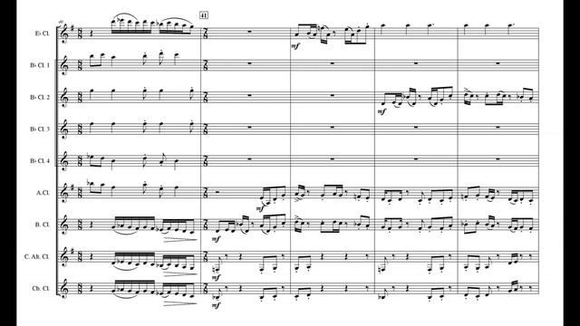 Month of Miniatures #18 'In Tandem' for Clarinet Choir смотреть онлайн