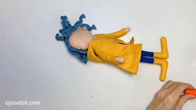 TUTORIAL / sewing a Rag doll / 컨츄리인형 우비소녀 смотреть онлайн