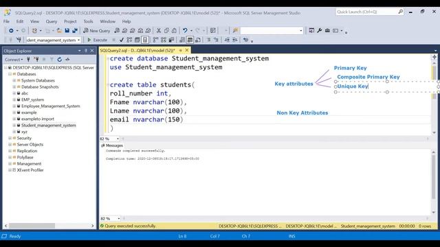 How to Create Primary Keys in SQL-Learn SQL Using MS SQL Server смотреть онлайн