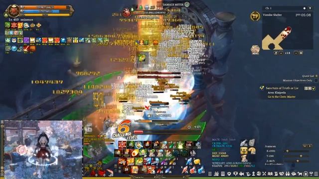 [Tree of Savior] Challenge Mode Stage 7 Vienibe Shelter Solo (Ele-Pyro-Tao) w/o buff смотреть онлайн