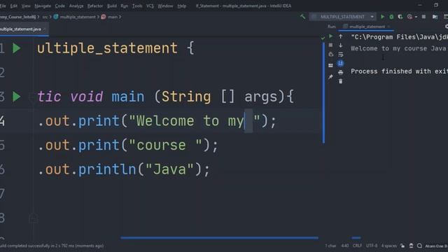 Print in Java смотреть онлайн
