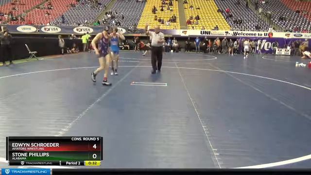 14U 102 Stone Phillips Alabama Vs Edwyn Schroeder Aviators Wrestling смотреть онлайн