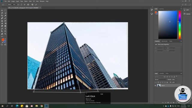 Perspective warp doesn't show How to fix it? || Perspective warp in Photoshop #perspectivewarp смотреть онлайн