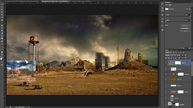 Speed art - After World Cataclysm ( #Photoshop CS6 ) CreativeStation смотреть онлайн