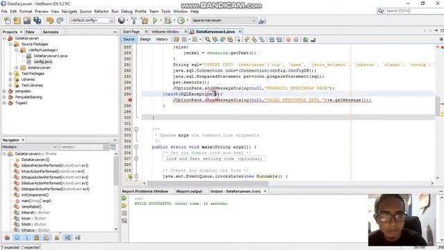 Membuat CRUD Java NetBeans Input Data Karyawan. смотреть онлайн