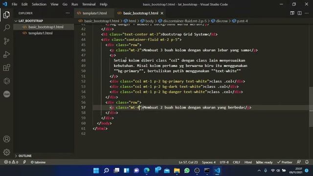 Tutorial Bootstrap 5 Untuk Anak SMK - Bagian 2 - Bootstrap Container, Grid System, Typography, Colo смотреть онлайн