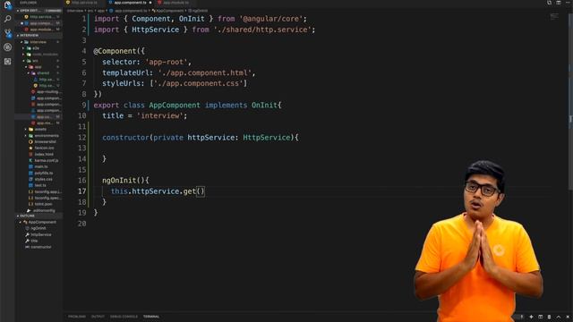 How to make a http get call to server in Angular | Angular interview - 1 смотреть онлайн