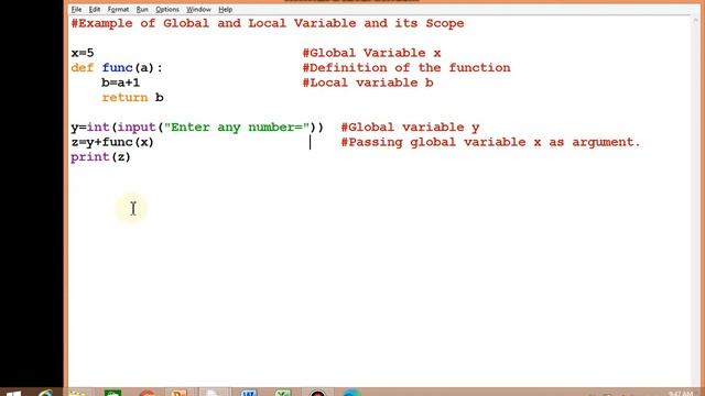 COMPUTER SCIENCE WITH PYTHON CLASS XII "Global and Local Variable" смотреть онлайн
