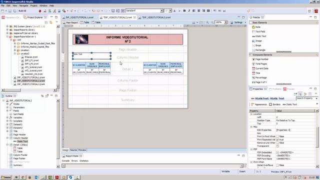 04. Manejo de tablas subdatasets con Jaspersoft смотреть онлайн