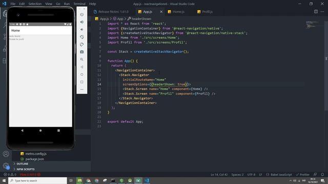 6. Cara Menghilangkan Header - Tutorial React Navigation Versi 6 смотреть онлайн