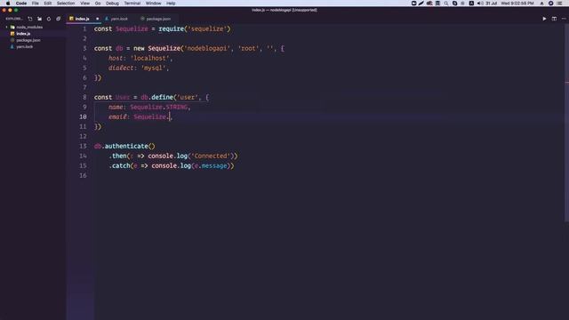 Introduction to Sequelize ( Class 1 ) Part 1 смотреть онлайн