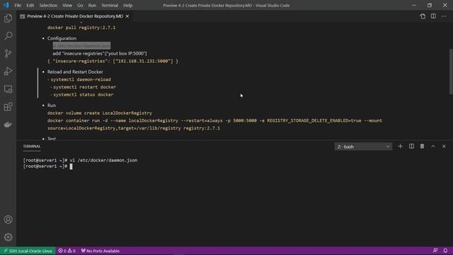 Create Private Docker Repository смотреть онлайн