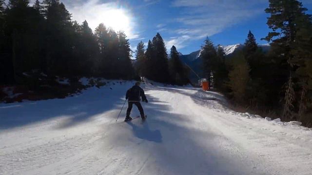 Архыз ⛷️🎿, Красная трасса - Ракета, трасса 4, январь 2023 смотреть онлайн
