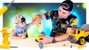 Конструктор машинка 2 в 1 ! Что соберем из деталей? #конструктор #машинки #смешныемоменты #игрушки