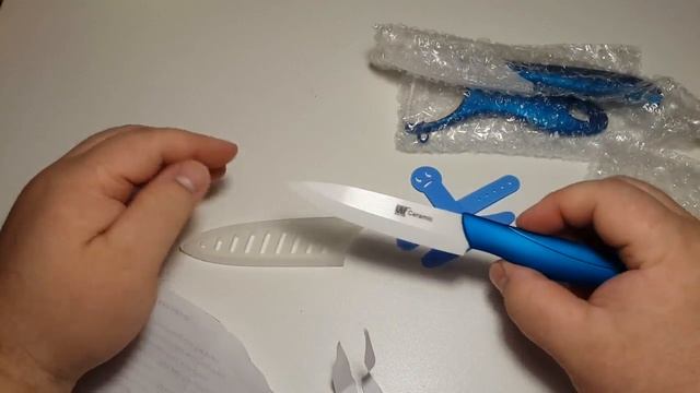 Керамический нож с Алиэкспресс! Обзор и тест смотреть онлайн