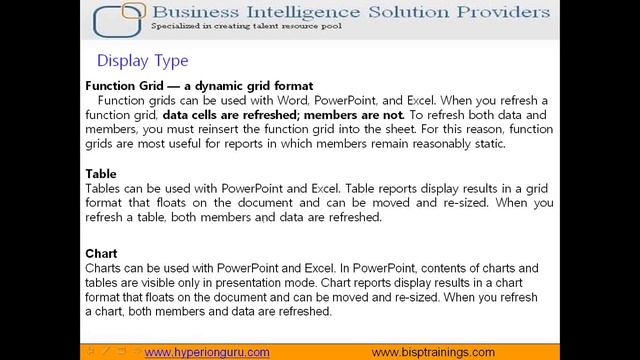 Oracle Hyperion Smartview SmartSlice смотреть онлайн